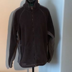 COLUMBIA FLEECE “GUC” Sz XL black/gray